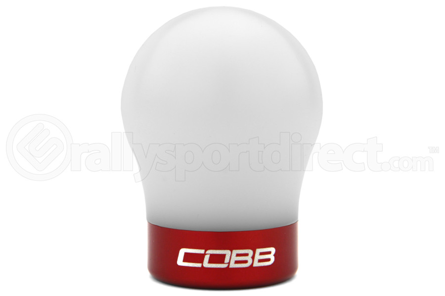 COBB Tuning Shift Knob White/Red - Ford Focus ST 2013+ / Fiesta ST 2014+