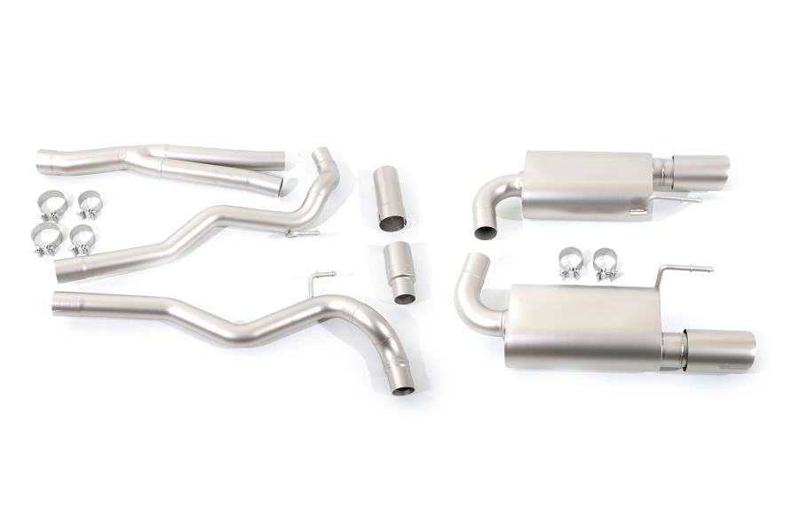 cp-e Austenite Cat Back Exhaust w/ Titan Tips - Ford Mustang EcoBoost 2015+