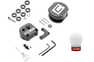 COBB Tuning Stage 1+ Drivetrain Package w/ White / Red Shift Knob - Ford Focus ST 2013+ / RS 2016+