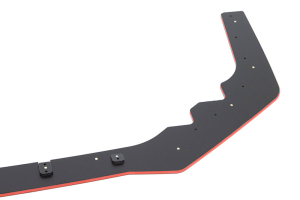 Maxton Design Racing Front Splitter Black w/ Red Accent - Subaru WRX / STI 2015-2021