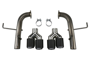 MBRP 2.5in Quad Carbon Fiber Tip Axle Back Exhaust - Subaru WRX / STI 2015+