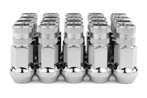 Gorilla Forged Steel Racing Lug Nuts Chrome Open Ended 12x1.25 - Universal