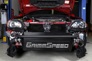 Grimmspeed Front Mount Intercooler Kit Black Core w/ Black Piping - Subaru STI 2008-2014