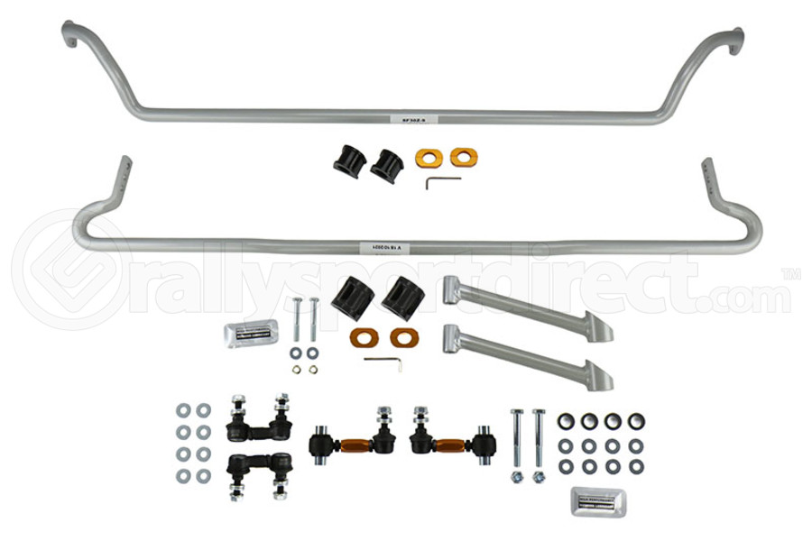Whiteline Front and Rear Sway Bar Kit w/Endlinks - Subaru WRX 2008-2010