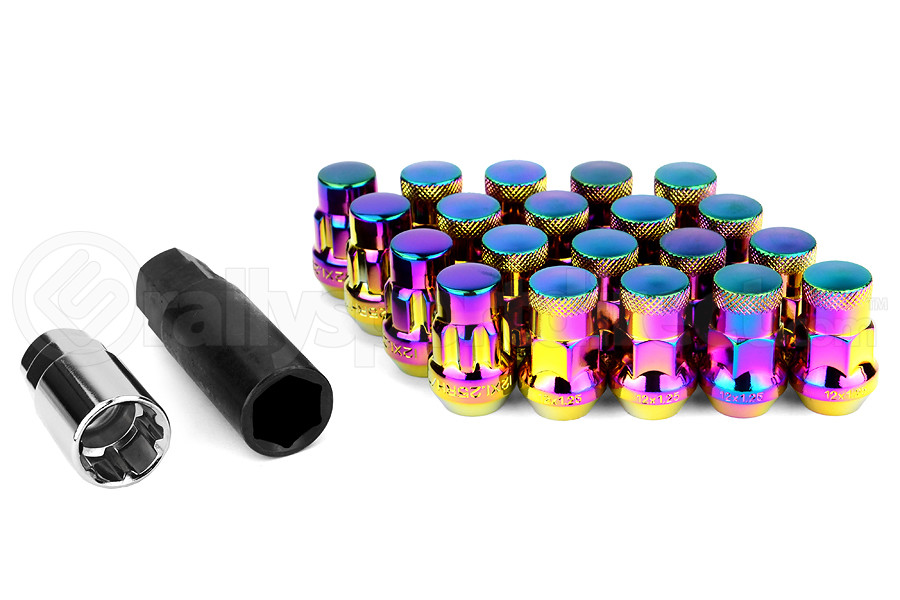 Muteki SR35 164 Closed Ended Neo Chrome Lug Nuts 35mm 12x125 32925NP