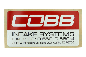 COBB Tuning Short Ram SF Intake System Blue - Mazdaspeed3 2007-2013