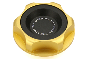 Mishimoto Limited Edition Oil Cap Gold - Subaru Models (inc. 2002+ WRX/STI)