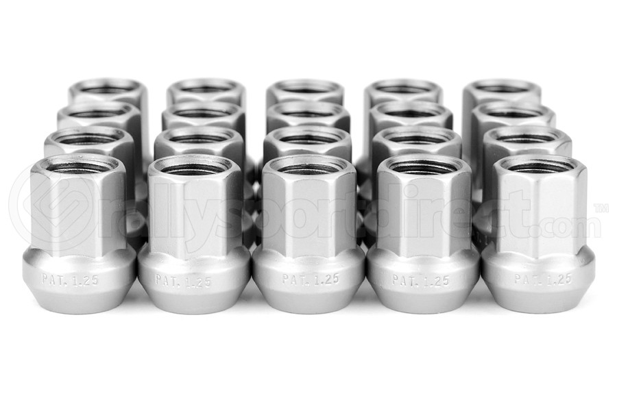 Kics Kyokugen 7sided Lug Nuts 12x125 Open Ended Silver 305p Rallysport Direct