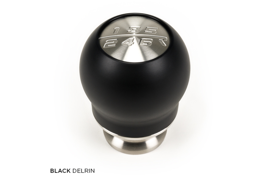 Raceseng Sphereology Black Delrin Shift Knob w Engraving Subaru WRX