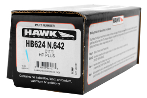 Hawk HP Plus Rear Brake Pads - BMW Models (inc. 2007-2011 335i / 2007-2008 335xi)