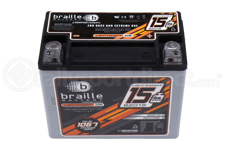 Braille Battery Lightweight AGM Racing BatteryRallysport Direct