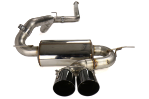 AWE Touring Edition Cat Back Exhaust Non-Resonated Diamond Black Tips - Ford Focus ST 2013+