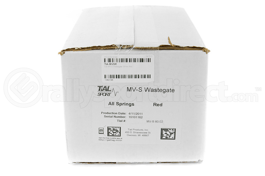 Tial MV-S Wastegate 38mm Red w/ All Springs (Part Number: MVSR) Tial MV-S Wastegate 38mm Red w/ All Springs (Part Number: )