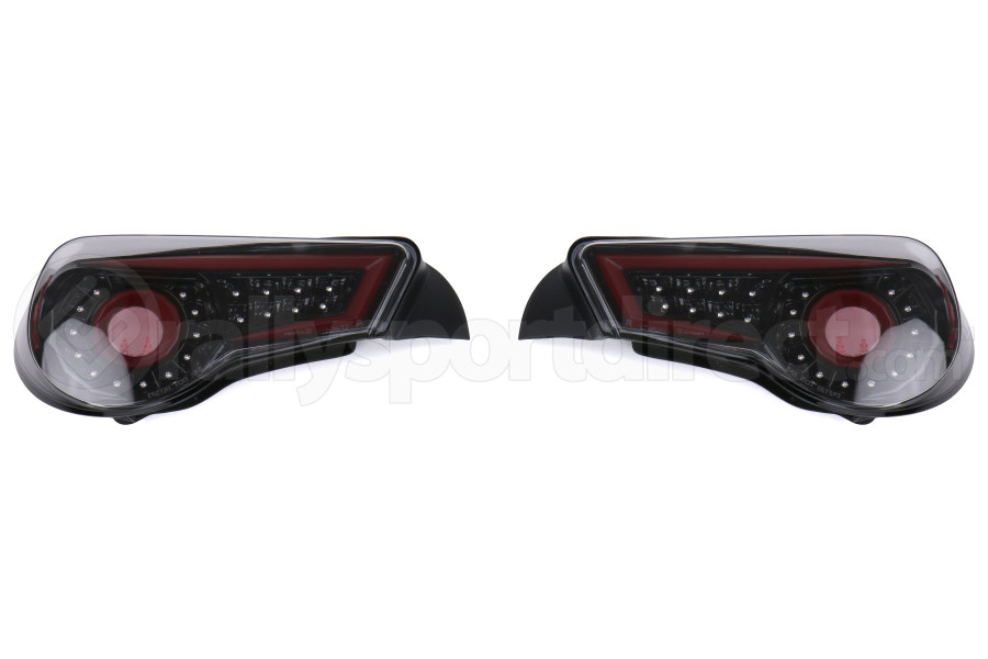 Spec-D Sequential LED Tail Lights Gloss Black - Scion FR-S 2013-2016 / Subaru BRZ 2013 - 2016