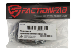 FactionFab Rear Stainless Steel Brake Lines - Subaru STI 2004-2007