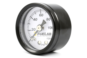 Fuelab Fuel Pressure Regulator Gauge 0-120 PSI 1/8 NPT EFI 71501