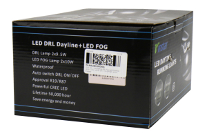 OLM Corona Ring DRL LED Fog Lights - Subaru Models (inc. 2015-2019 WRX / STI)