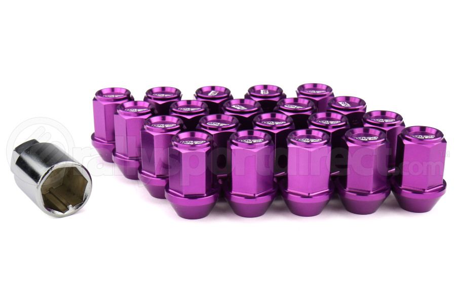 KICS Leggdura Racing Lug Nuts Purple M12X1.25 - Universal
