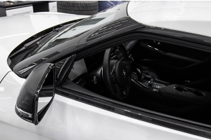 OLM LE Carbon Fiber Door Molding Covers (6pc) - Toyota Supra 2020+