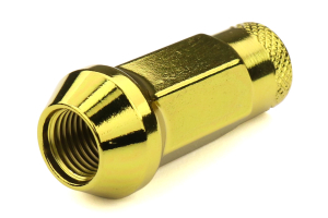 Muteki SR48 Chrome Yellow Open Ended Lug Nuts12X1.25 - Universal
