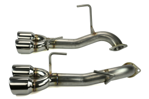 Ets Axle Back Exhaust System No Muffler Polished Tips