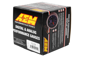 AEM Electronics Oil Pressure Gauge Analog Metric 0102Bar 52mm | 30