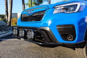 Crawford Front Bumper w/ KC HiLites Pro6 Gravity Light Kit - Subaru Forester 2019-2021