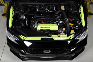 Grimmspeed Fender Shrouds Neon Green - Subaru WRX / STI 2015-2021
