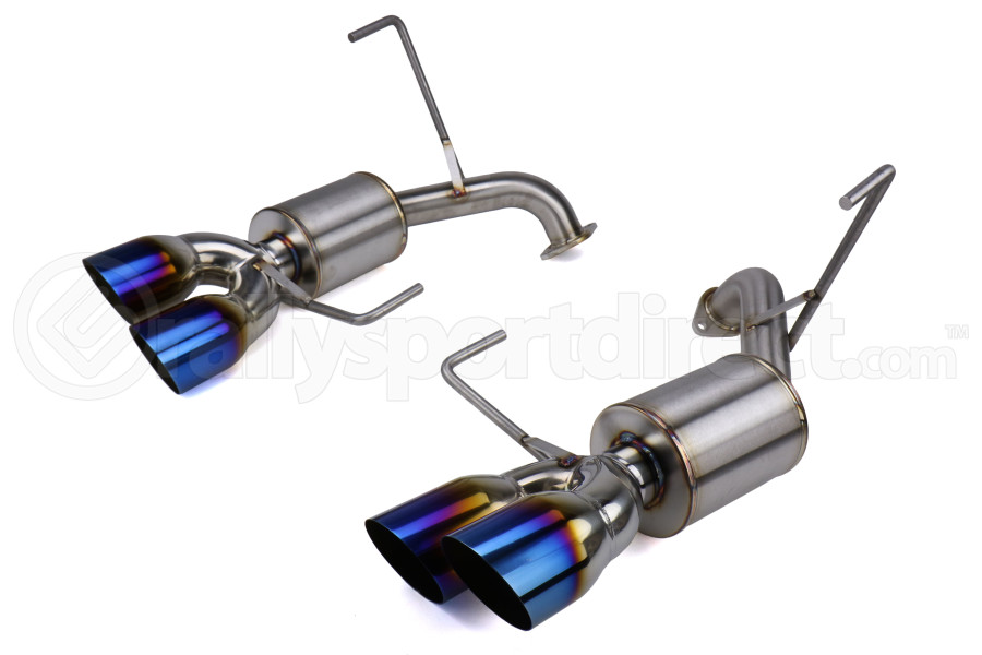 Nameless Performance Axle Back Quad Exit Exhaust w 5in Mufflers and