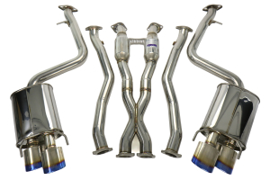 Invidia Q300 Cat-Back Exhaust Titanium Tip System - Lexus RC F 2015-2016