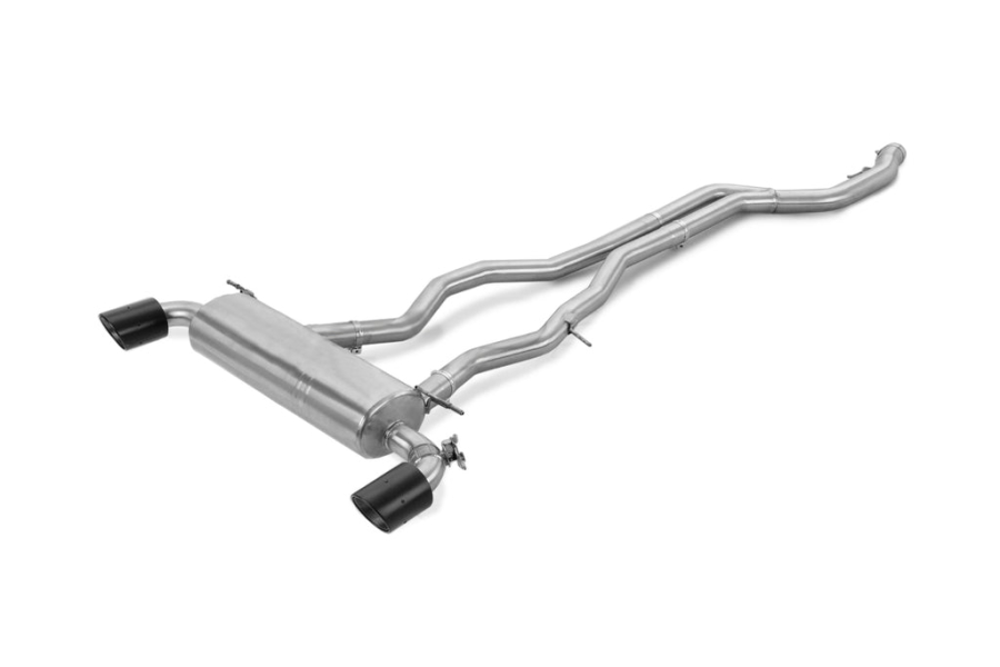 Rexpeed Stainless Steel Front + Mid Pipe / Muffler / Dry Carbon Tips  - Toyota Supra 2020+