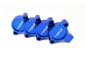 Torque Solution AVCS Cam Sensor Covers Blue - Subaru Models (inc. 2015+ WRX / 2013+ BRZ)