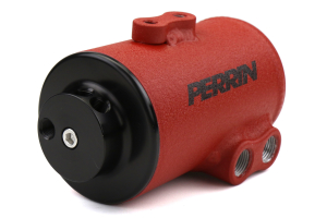 PERRIN Air Oil Separator Red Aftermarket FMIC - Subaru Models (inc. WRX 2002-2014 / STI 2008-2020)
