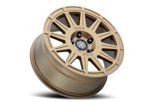 CrawfordSPEC Wheel by ICON Alloys 17x8 +38 5x114.3 Satin Gold - Universal