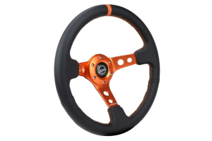 NRG Innovations Reinforced Sport Steering Wheel - 350mm (Multiple Color Options) - Universal