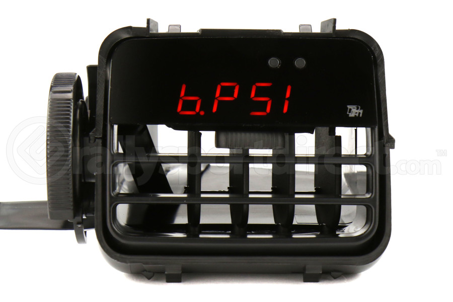 P3 Gauges Vent Integrated Boost Gauge w Black Vent Housing Subaru WRX