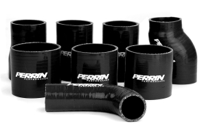 PERRIN Boost Tube Kit Black Piping Black Couplers - Subaru WRX 2008-2014