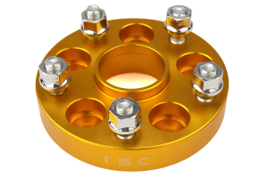 WA25G ISC Suspension 25mm 5x100 to 5x114.3 Gold Wheel Adapters for Subaru