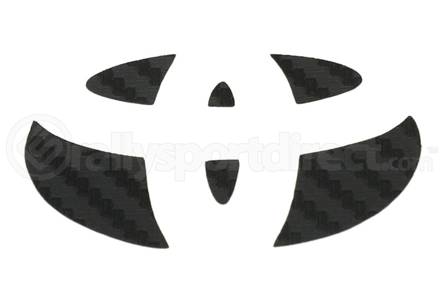 Sticker Fab 3D Carbon Steering Wheel Logo Inlay - Toyota Supra 2020+