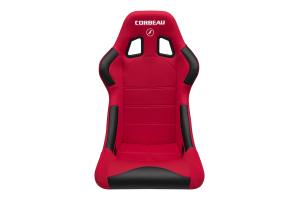 Corbeau Forza Red Cloth Fixed Back Seat - Universal