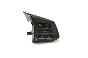 OLM LE Dry Carbon Fiber Steering Wheel Covers - Subaru WRX / STI 2015 - 2020