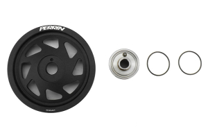 PERRIN Lightweight Crank Pulley Small Hub - Subaru Models (inc. 2019-2022 Forester / Ascent / 2017-2022 Impreza / Crosstrek)