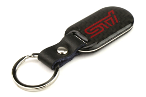 Subaru OEM STi Keychain Carbon Fiber - Universal