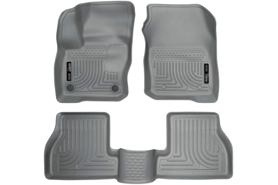 Husky Floor Liners Grey Ford Electric 20132014 99772Rallysport Direct