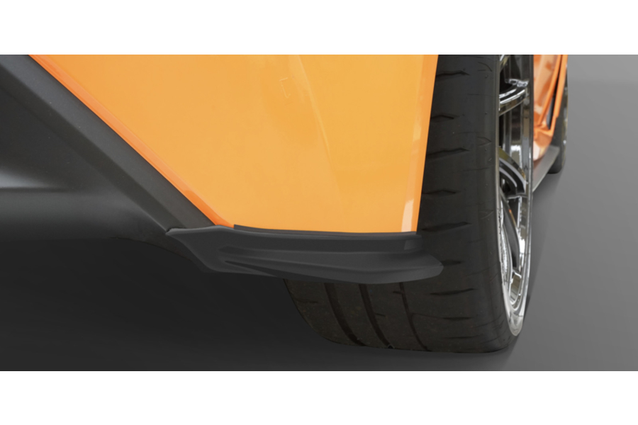 TOMS Rear Side Fins - Unpainted - Toyota GR86 2022+