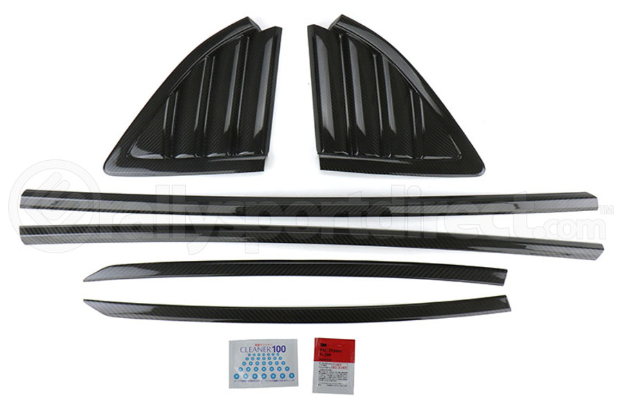 OLM LE Dry Carbon Fiber Window/Door Molding Covers 6pc - Toyota Supra 2020+