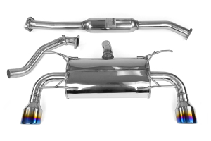 Invidia Q300 Cat Back Exhaust Titanium Tips - Scion FR-S 2013-2016 / Subaru BRZ 2013+ / Toyota 86 2017+
