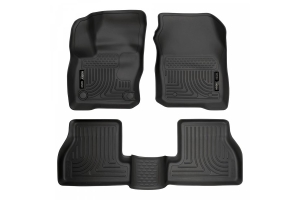 Husky Liners Weatherbeater Series Floor Liners Black - Ford Focus RS 2016 - 2018