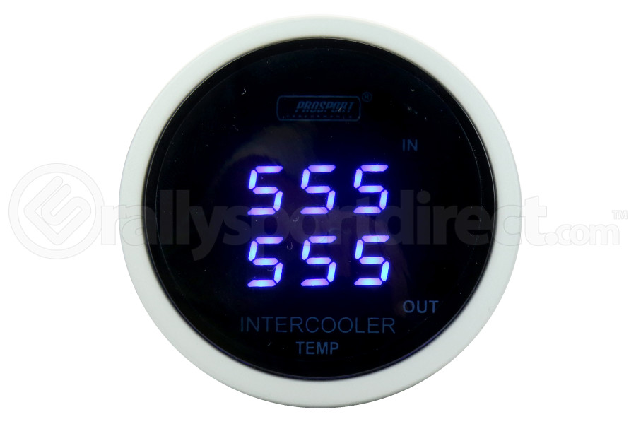 proSPORT Intercooler Air Temperature Gauge dual Digital Display In/out 