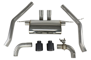 Milltek Valve Race Axle Back Black Tips - Toyota Supra 2020+